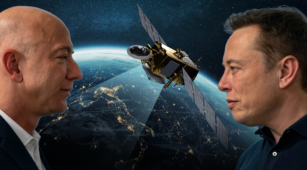 Musk and Bezos Battle for the Skies as Airlines Demand Faster Internet Above the Clouds